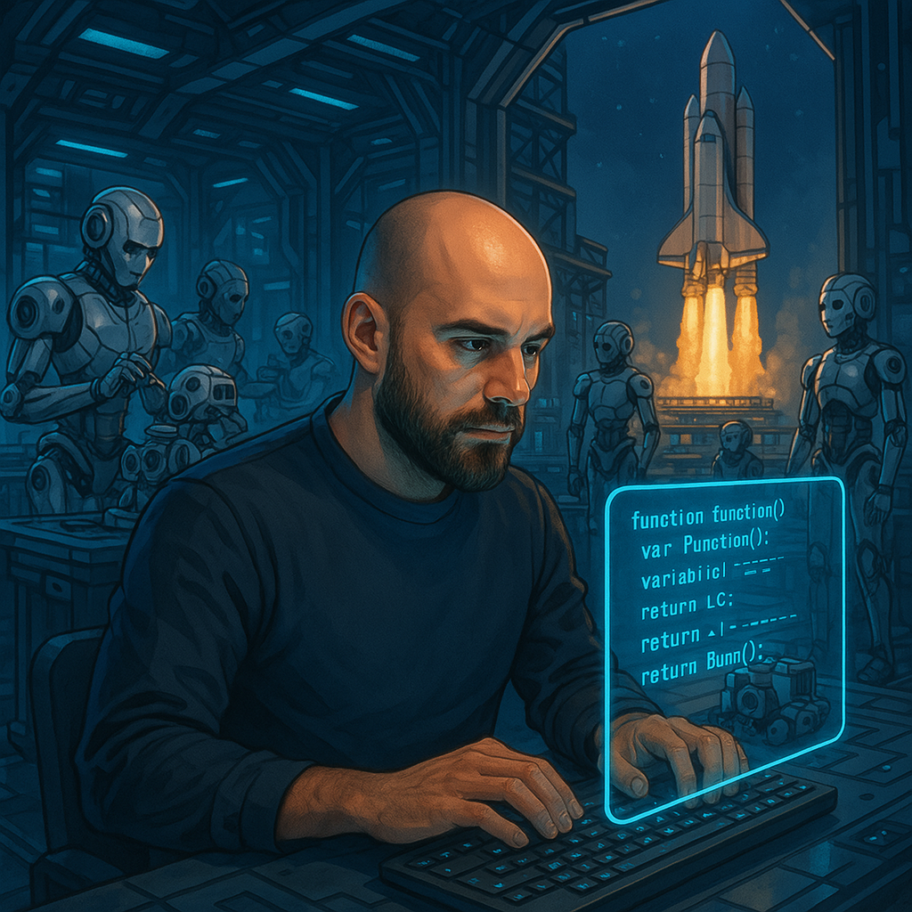 AI and Robotics Developer at work